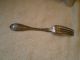 Silverplate Antique Fork,  1835 R Wallace,  Extra Sectional Wallace photo 1