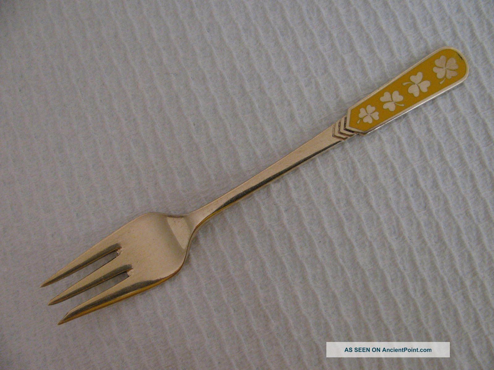 Ela Denmark Sterling Silver Enamel Fork Spoon Other photo