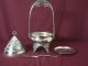 Victorian Hartford Silver Plated Hanging Cover Butter Dish Mint Condition Butter Dishes photo 4