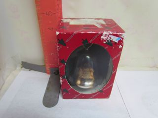 Reed & Barton Christmas Bell 1996 - New In Box Needs Polished Though photo