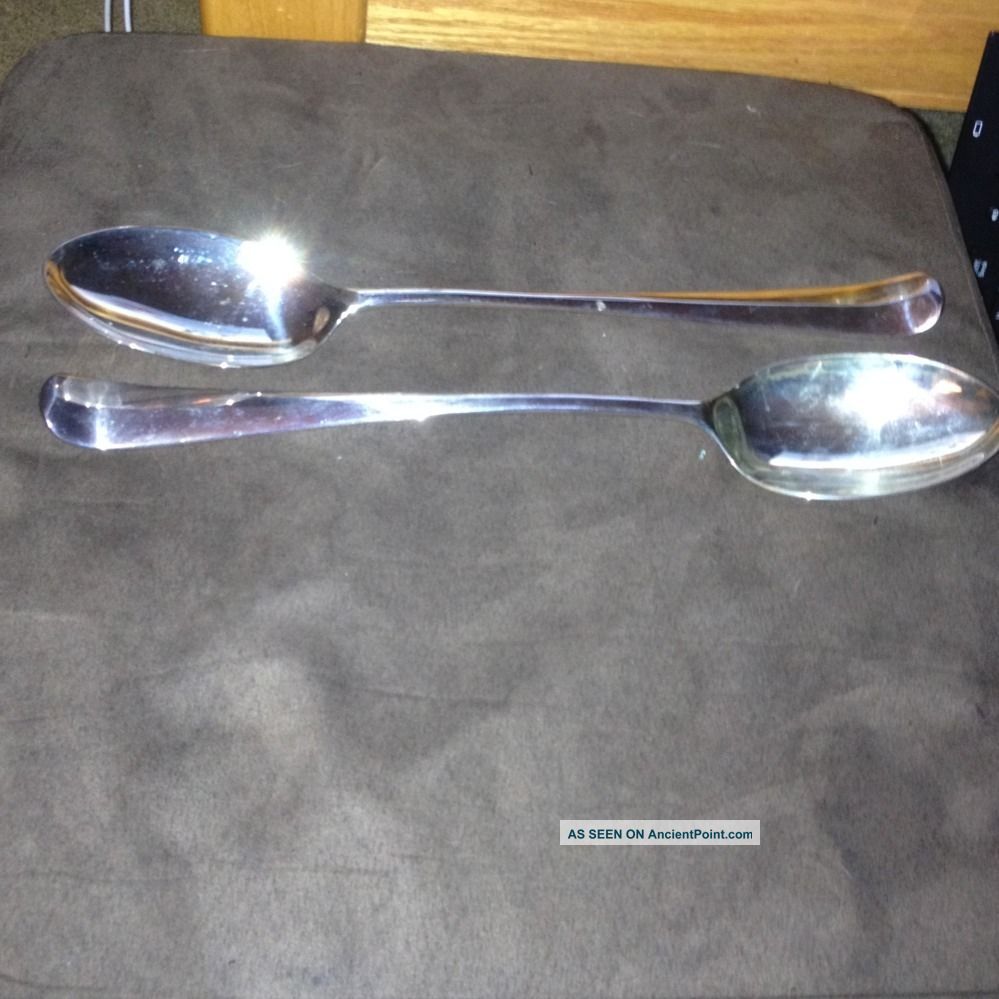 Sheffield Silver Gifts Georgian Pattern Spoons Set Of 2 Sheffield photo