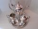 Wallace 3pc Silverplate Tea Set 9655 S With Serving Tray Tea/Coffee Pots & Sets photo 1