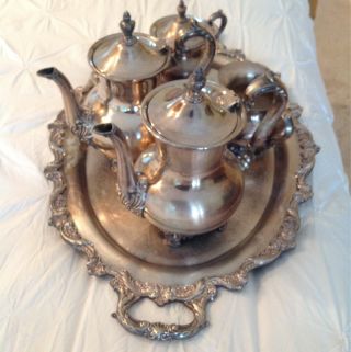 Silver Plated Tea Set Poole photo