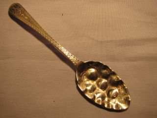 Antique Georgian George Iv C1830 Sterling Silver Berry Spoon Nr photo