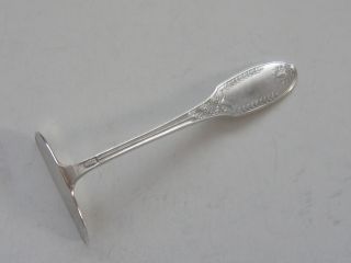 Antique Sterling Alvin Baby Food Pusher 1890 Marie Antoinette Pattern photo