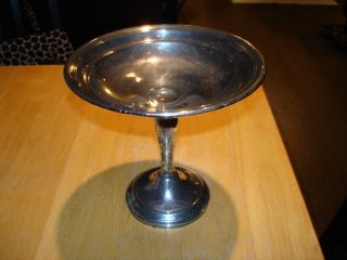 Gorham Sterling Silver Pedestal Art Deco Dish 1102 photo