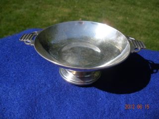 Wwii Era Caledonian Cup Sterling Silver Golf Trophy Dish India B.  P.  G.  C. photo