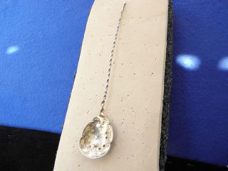 Sterling Silver Mote Spoon / Olive Spoon photo