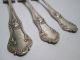 3 Antique Sterling Silver 156 Grams Large Forks Flatware English Hallmarks United Kingdom photo 1