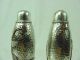Gorham Sterling Silver & Other Metals Mixed Metals Pair Salt & Pepper Shakers Nr Salt & Pepper Shakers photo 7