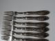 Silver Plated 8 Ornate Forks And 10 Knives Cutlery Set Other photo 3