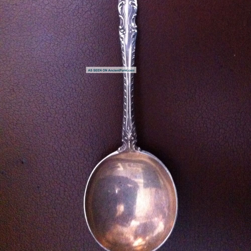 Watson Foxhall Sterling Silver Round Soup Spoon 6 