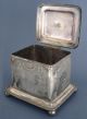 Victorian Antique Silver Plated Biscuit Box James Dixon 1870 Barrel Cookie Jar Boxes photo 4