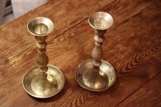 Leonard / India Candlesticks (i Believe They Are Silver Plate) photo