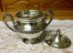 Antique Lehman Bros Silverplate Footed Tea & Coffee Pots & Sugar Bowl W/lid Tea/Coffee Pots & Sets photo 9