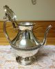 Antique Lehman Bros Silverplate Footed Tea & Coffee Pots & Sugar Bowl W/lid Tea/Coffee Pots & Sets photo 4