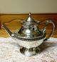Antique Lehman Bros Silverplate Footed Tea & Coffee Pots & Sugar Bowl W/lid Tea/Coffee Pots & Sets photo 6