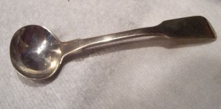 1822 English Sterling Silver Master Salt Spoon photo