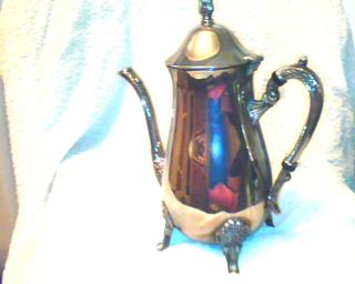 Vintage;georgan Design ;embossed Silver,  P,  Teapot;;;;;;;;;;;; photo