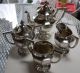 Simeon L And George H Rogers Silverplate 5 - Piece Retro Tea Service Tea/Coffee Pots & Sets photo 2