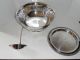 Wallace No.  524 Silverplate Punch Bowl And Ladle With Serving Tray Bowls photo 3