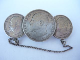 Vintage Bulgarian Coins Broushe photo
