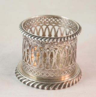 Ornate Antique Silver Soldered Filagree Gorham Co.  1883 Holder photo