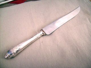 One William And Mary Pattern Silverplate Carving Knife photo