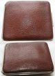 Edwardian Card Case - Grain Leather Exterior With Lid Leather Interior - Twin Pocket Card Cases photo 1