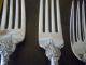 3 Vintage Sterling Grande Baroque Forks 8 ,  7 1/2 ,  6 1/2  - 6.  8 Oz Wallace photo 7
