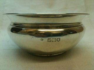Antique Solid Silver Small Bowl London Ref 124 photo