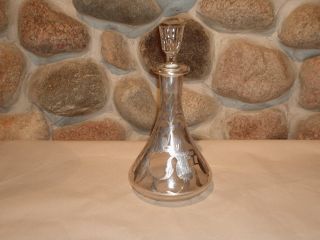 Fine Silver Overlay Decanter 10 In. photo