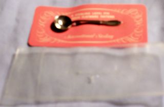Vintage International Sterling Silver Prelude Spoon Lapel Pin - 2 & 1/4 In - Nip photo