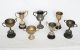 Collection Of Vintage Silver Plated Trophy Cups Cups & Goblets photo 1