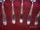8 Dematasse 1847 Rogers Bros Silver Plate Spoons,  Internation Silver Other photo 3