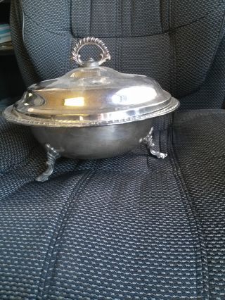 Silver Dish With Lid photo