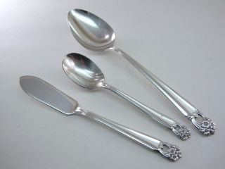 1847 Rogers International Silverplate Eternally Yours Serving Set Spoon Butter photo