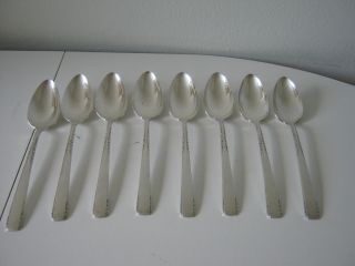 Vintage Rogers 1881 Brookwood 8 Tablespoons Good Condition photo
