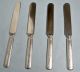 4 Ancestral Solid Hanlde/blunt Dinner Knives - Classic 1924 Rogers - Table Ready International/1847 Rogers photo 2