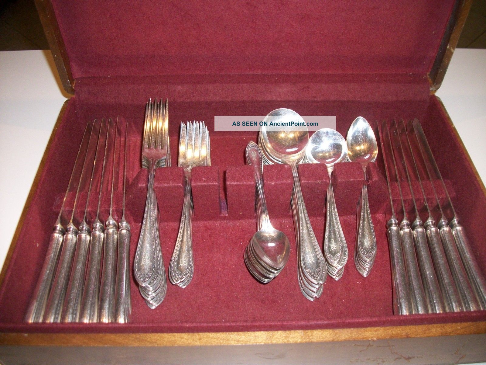 118 Pcs Sheraton 1910 Community Silverplate Flatware For 12 Chest & Serving Oneida/Wm. A. Rogers photo