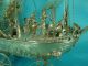 Rare English Sterling Silver Neff Galleon Ship Cannons Sails Pairpoint Bros 1919 Miniatures photo 3