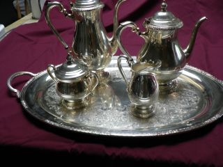 International Silver Camille 4 Piece Tea Coffee Set - Outstanding 600 Series photo