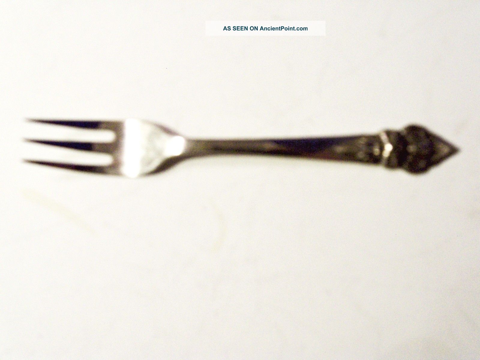 Thai Budeha Sterling Cocktail Fork 4in Long 6.  1g Other photo