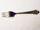 Thai Budeha Sterling Cocktail Fork 4in Long 6.  1g Other photo 3