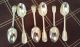 6 Christofle Demitasse Spoons 