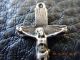 Antique 800 Silver Cross Hand Chased Other photo 1