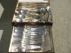 W M Rogers 37 Piece Vintage Silverware In Wood Chest Oneida/Wm. A. Rogers photo 2