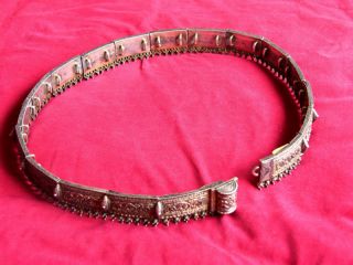 Russian Antique Niello Silver 84 Belt From Late 1800 ' S photo