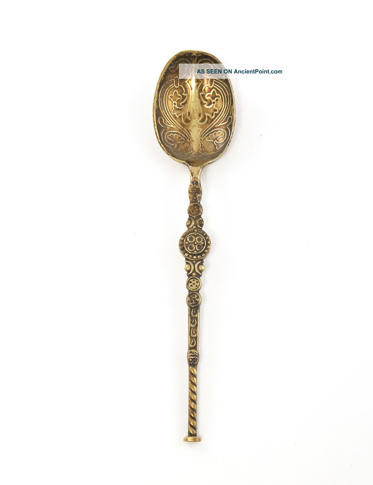 Antique Sterling Spoon By Collins & Cook Birmingham England - Ornate Other photo