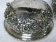 Antique (1893) Hand Chase Repousse Sterling Salt Cellars By Howard & Co.  432 Gr Bowls photo 2